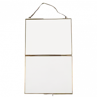 Landscape Hanging Brass Frame 25x20cm