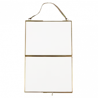 Landscape Hanging Brass Frame 20x15cm