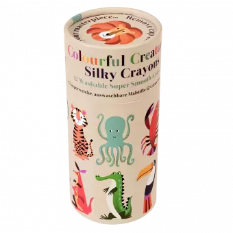 Colourful Creatures Silky Crayons (set Of 12)
