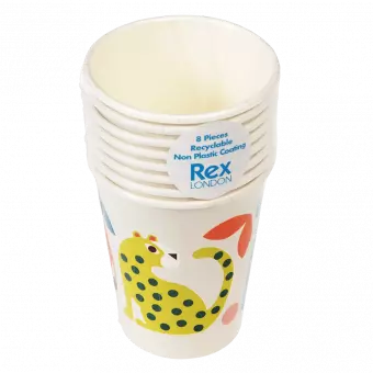 Wild Wonders Paper Cups (pack Of 8)