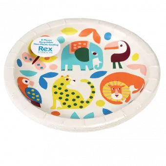 Wild Wonders Paper Plates (pack Of 8)