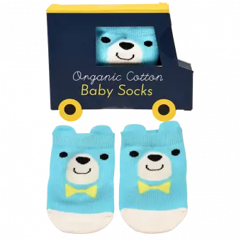 Blue Bear baby socks (one pair) out of box