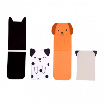 Magnetic Dog Bookmarks (set Of 4)