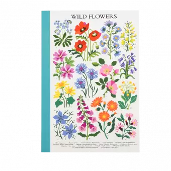 Wild Flowers A5 Notebook