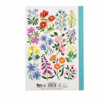 Wild Flowers A5 Notebook