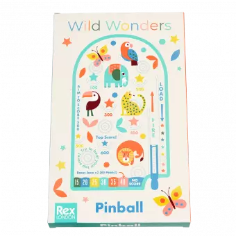 Wild Wonders pinball game box front