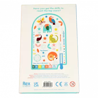 Wild Wonders pinball game box rear with info