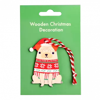 Pug Christmas Decoration