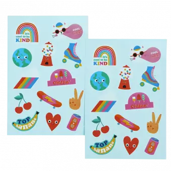 Top Banana Temporary Tattoos (2 Sheets)