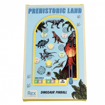 Prehistoric Land pinball game box front