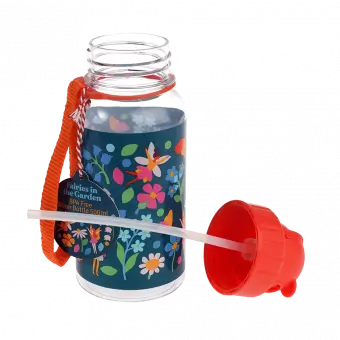 Fairies In The Garden Kids Water Bottle with lid unscrewed