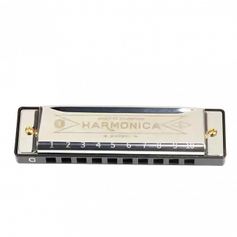 Metal and plastic harmonica