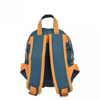 Mini backpack for kids with pictures of sharks shoulder straps
