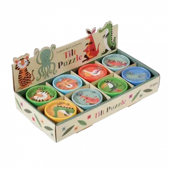 Assorted Colourful Creatures Tilt Puzzle
