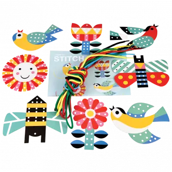 Cardboard Learn To Stitch Activity