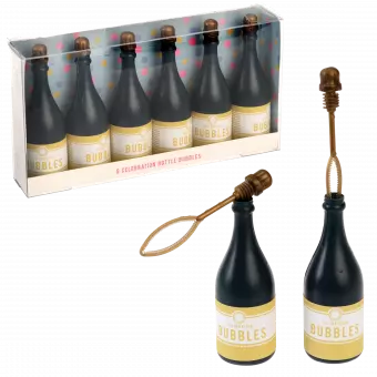 Celebration Bottle Bubbles (set Of 6)