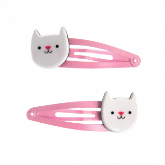 Cookie The Cat Hairclips (set Of 2)