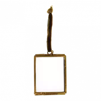 Brass Hanging Frame 4.5x5.5cm