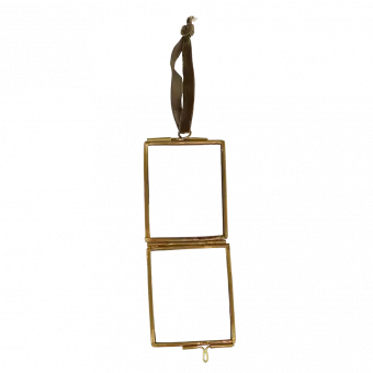Brass Hanging Frame 4.5x5.5cm