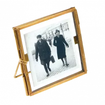 Standing Brass Frame 8x8cm
