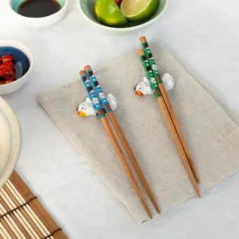 Chopsticks and rests set - Cat