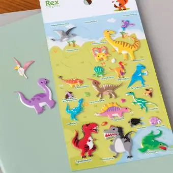  3D puffy stickers - Dinosaurs