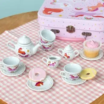 Ceramic tea party set - Unicorn