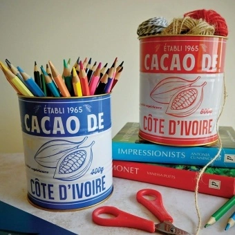 Cacao storage tins - set of 2