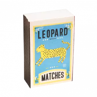 Leopard Matchbox Notepad