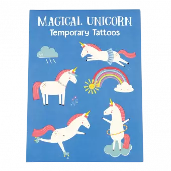 Magical Unicorn Temporary Tattoos (2 Sheets)