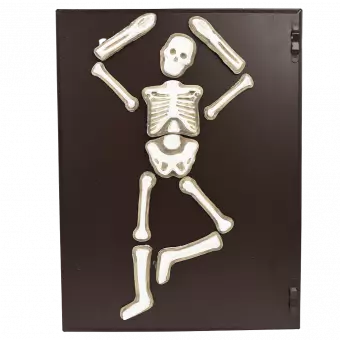 Make Your Own Glow In The Dark Skeleton Magnet