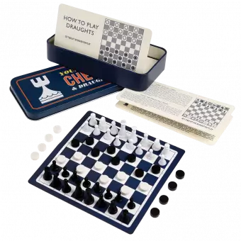Travel Chess And Draughts Game