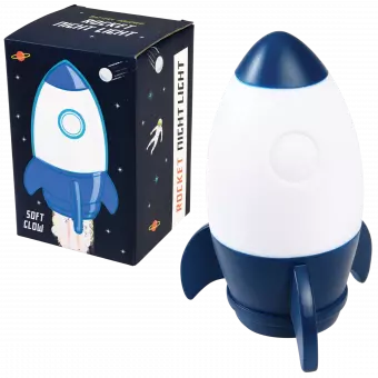 Space Age Rocket Night Light
