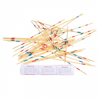 Wooden Pick Up Sticks Game