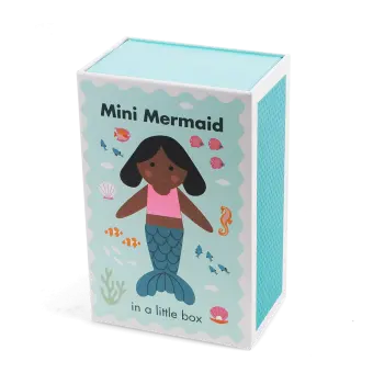 Mini mermaid in a little box 