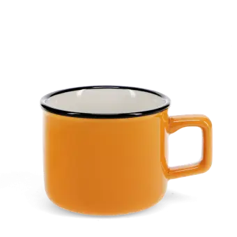 Espresso mug in orange.