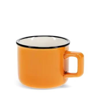 Espresso mug in orange.