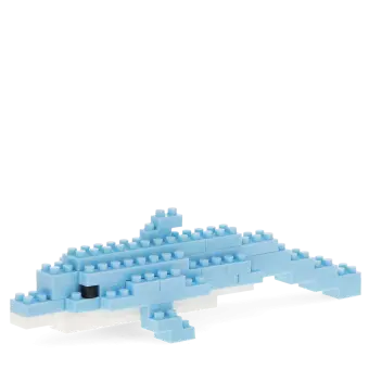 Completed dolphin brick model.