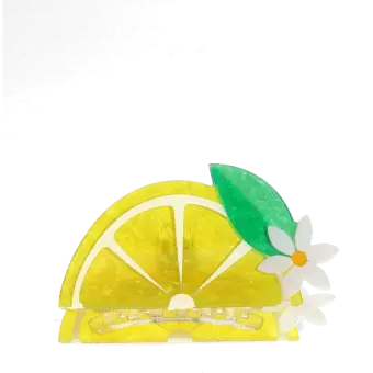 Hair claw clip - Lemon