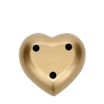 Back of heart shaped trinket dish