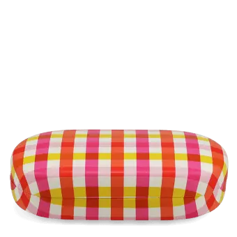 Sunglasses case & cleaning cloth - Pink Gingham