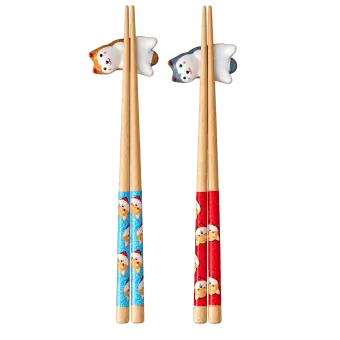  Chopsticks and rests set - Dog