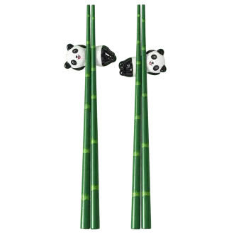 Chopsticks and rests set - Panda