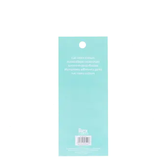 Back view of cat index sticker packaging with product information and barcode