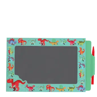 Dinosaur magic slate drawing board with reusable screen and stylus pen