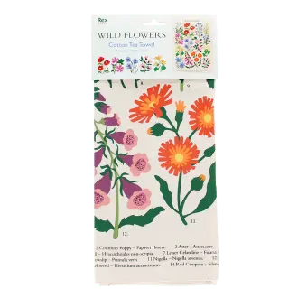 Tea towel - Wild Flowers