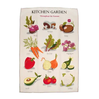 Tea Towel - Kitchen Garden