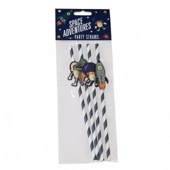 Space Adventure Party Straws