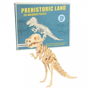 Tyrannosaurus 3d Wooden Puzzle