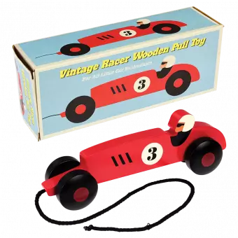 Vintage Racer Pull Toy